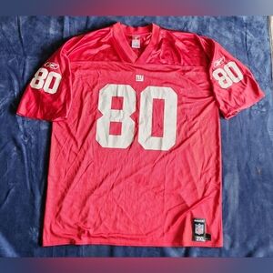 Vintage Jeremy Shockey Jersey New York Giants Red Alternative Reebok Onfield 2XL